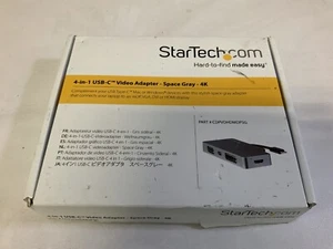 StarTech (CDPVDHDMDPSG) 4-in-1 USB-C Video Adapter- Space Gray - 4K "R4B" - Picture 1 of 4