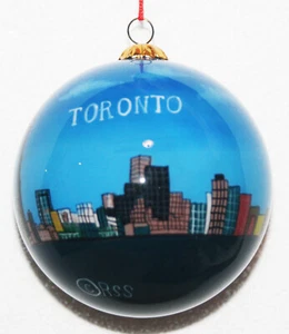 WEIHNACHTSSCHMUCK TORONTO CANADA SKY LINE RSS COPYRIGHT INNENFARBE - Bild 1 von 1