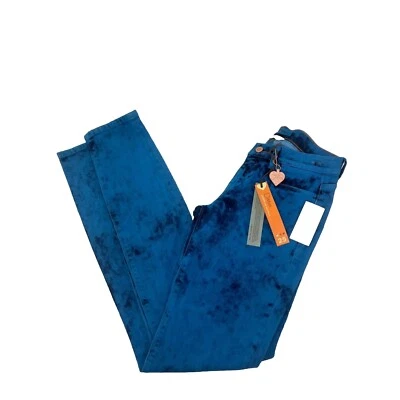 Pantalones de mezclilla DITTOS Dawn tiro medio talla 25 azul lavado ácido mezcla de algodón gótico Foto 1 de 4