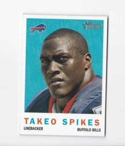 TAKEO SPIKES 2005 TOPPS HERITAGE FOOTBALL CARD-SHIPS FREE - Picture 1 of 24
