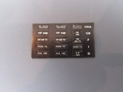 B39 Solido Francia Targhe Di Immatricolazione Per Auto Serie Età Dell'Oro 1:43 - Immagine 1 di 2