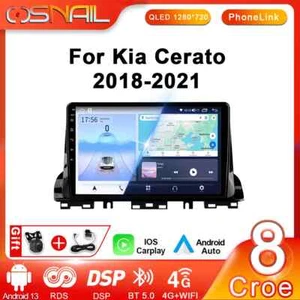 For KIA CERATO K3 FORTE Video GPS Navi 2018-21 Player Android Auto Radio CarPlay - Picture 1 of 23