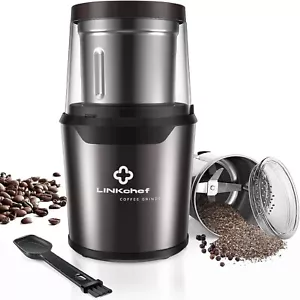 LINKchef Coffee Grinder Electric and Spice Grinder, Herb Grinder, Coffee Bean - Picture 1 of 5