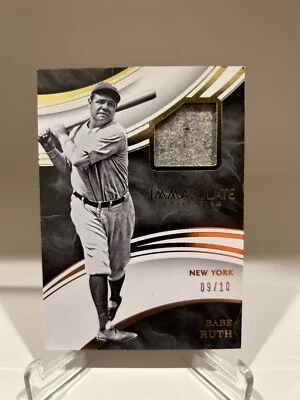 BABE RUTH 2016 GAME USED WORN JERSEY MATERIAL MEMORABILIA RELIC SWATCH 9/10    - Image 1 of 4