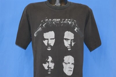 vtg 90s METALLICA TOUR 1991 2 SIDED THRASH METAL ROCK CONCERT t-shirt MEDIUM M - Image 1 of 4