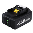 6.0Ah Battery & Fast Charger For Makita 18V Lxt Li-Ion Bl1830 Bl1850b Bl1860b