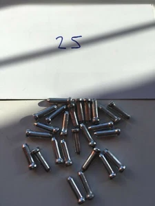 25 x Bicycle Ends, Inner Cable Crimps, Wire End Cap, SRAM Campagnolo Shimano - Picture 1 of 1
