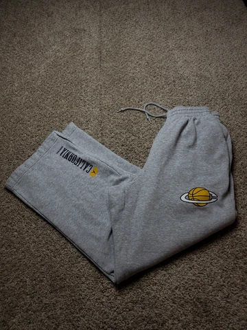 Vintage Nike Cal Golden Bears Basketball Sweatpants Medium Gray Straight Leg Y2K Cover