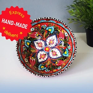 Handmade bowl, Turkish decor — handmade pottery, handmade ceramic, home decor - Picture 1 of 9