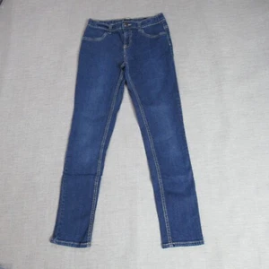 Childrens Place Jeggings Jeans Girls Size 14 Blue Denim Stretch Adjustable Waist - Picture 1 of 12