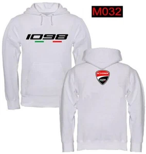 Kapuzenpulli 1098 Weiß Kapuzenpullover Sweatshirt M032 - Picture 1 of 1