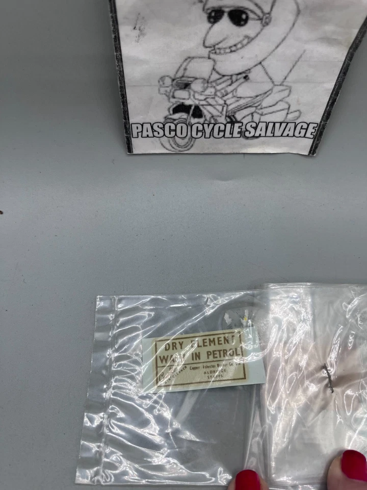 NOS-Triumph T100 T100R Dry Element Wash in Petrol Decal/Sticker CS-94060W - Image 1 of 1