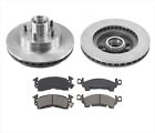 For 93-95 G20 With Hydro Boost Hydraulic Chevrolet Van Brake Front Rotors Pads