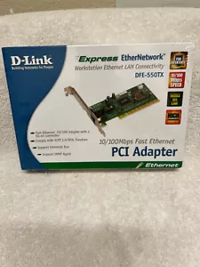 D-Link DFE-550TX Fast Ethernet 10/100Mb PCI Card Network Lan Adapter - Picture 1 of 1
