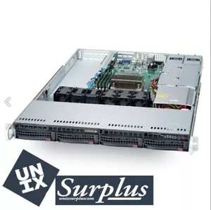 Supermicro 1U Server PFSENSE X11SSW-4TF Xeon 3.5Ghz 32GB RAM 4x 10GBE RJ45 M.2 - Picture 1 of 4