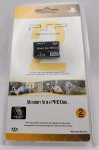 PSP Playstation Portable 2GB Memory Stick Pro Duo Magic Gate Mark 2 - Picture 1 of 7