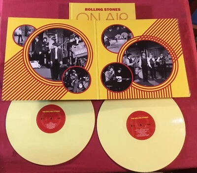 The Rolling Stones - "On Air" Gift Package Limited Edition Yellow Vinyl w/ Book - Image 1 of 4