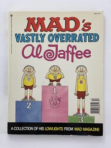AL JAFFEE SIGNED AUTOGRAPH MAD MAGAZINE VASTLY OVERRATED W/ ORIGINAL SKETCH  JSA - Picture 1 of 2