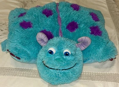 Pillow Pets Monsters Inc 16" Sulley Plush Toy Disney Monsters University - Image 1 of 4