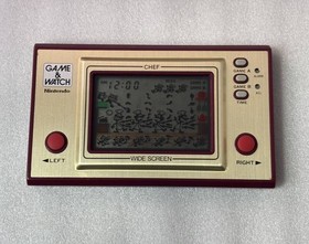 Nintendo Game and Watch FP-24 Chef Handheld System Multi Screen Vintage Retro