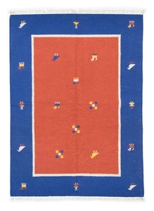 Morgenland Kelim Teppich - 200 x 140 cm - Orange - Bild 1 von 6
