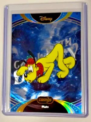 Pluto Chill with Disney Blue Gold /5- 2025 Kakawow Cosmos  #CDT-TCB-22 - Image 1 of 2