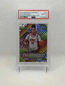 2024-25 Bowman Cromo Facilitatori a U JuJu Watkins #F-18 X-Fractor-GEMMA MT PSA 10 - Foto 1 di 2