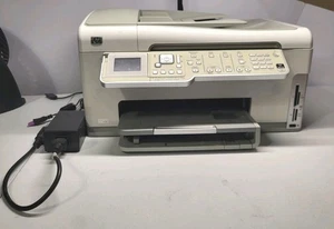 HP Photosmart C6180  Printer Scanner Copier Fax w/ Power Supply- Untested - - Picture 1 of 10