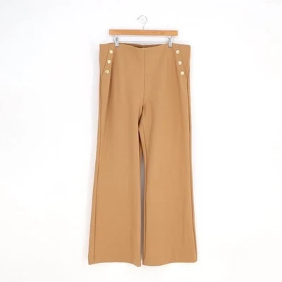 CHICO'S So Slimming Wide Leg Flare Sailor Pull-On Pants Size 3.5 US 18 - Image 1 of 4