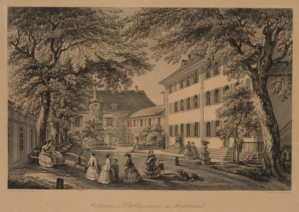ZOLLINGER (*1821) nach JEKLIN (*1823), Schloss Montmirail, Neuenburg, Sst. - Bild 1 von 4
