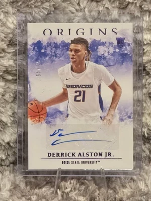 2021-22 Origins Derrick Alston Jr #OR-DAJ RC AUTO /49 - BOISE STATE - Image 1 of 3