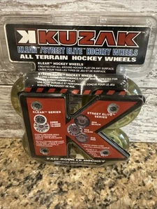Paquete de 4 ruedas de hockey todo terreno KUZAK de 76,5 mm 82A de colección nuevas en stock - Imagen 1 de 5