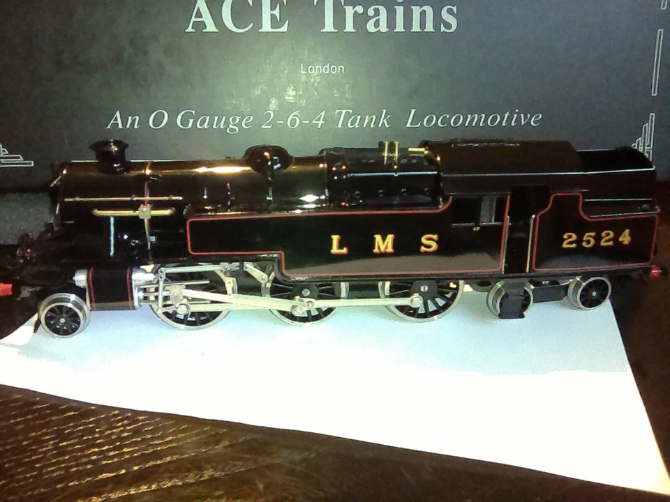 Ace Trains o gauge LMS 2-6-4 tank locomotive 2 or 3 rail boxed - Image 1 of 4