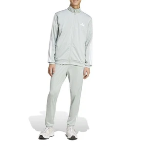Adidas Tuta da Uomo Sportswear Basic 3-Stripes Tricot Grigia Codice JC9208 - 9M - Bild 1 von 6