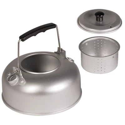 Camping Teekessel Alu 800 ml Outdoor Wasserkessel mit Teesieb Wasserkocher - Bild 1 von 2