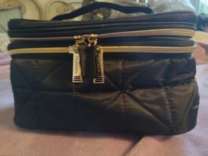 Womens Modella Black Travel Cosmetic Bag w/wallet. New! - Picture 1 of 11