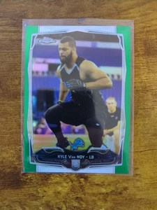 Kyle Van Noy 2014 Topps Chrome #205 Green Refractor Detroit Lions - Picture 1 of 2