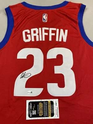 CAMISETA NIKE DETROIT PISTONS - AUTÓGRAFO BLAKE GRIFFIN #23 MOTOR CITY JSA CI33599 Foto 1 de 4