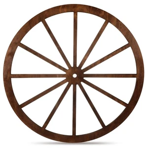 Ruota per carro in legno decorativa vecchio stile occidentale decorazione ruota per carro vintage Rusti... - Foto 1 di 7