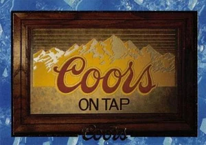 1995 Coors #48 Stylized Mountain Mirror - Picture 1 of 2