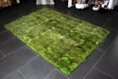 Alfombra de piel de zarigüeya 1536 hecha con piel silvestre genuina corredor alfombra de piel real pieles Foto 1 de 4