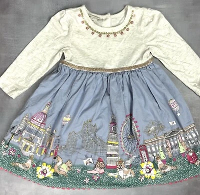 Monsoon Baby Girls Fair Dress 6-12months Adorable! 0168 - Image 1 of 4