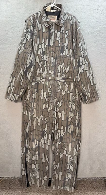 Vintage Walls Coveralls Mens 46x27 Camouflage Blizzard Pruf Trebark Camo 80s 90s - Image 1 of 4