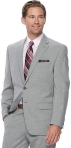 Giacca elasticizzata Chaps Performance Series misto lana, taglia: 50 Reg, prezzo al pubblico consigliato $240 P - Foto 1 di 1