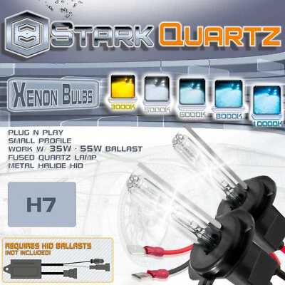 Stark 35W / 55W HID Xenon Replacement Bulbs for Kit Low Beam Bulbs - H7 (B) - Image 1 of 4