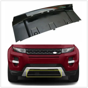 Front Bumper Cover Glossy Black Skid Plate For 2010 2011-2015 Range Rover Evoque - Picture 1 of 7