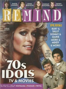 Remind Magazine January 2023 '70s Idols Farrah Fawcett David Cassidy NM No Label - Picture 1 of 1