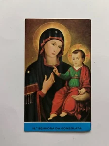 calendario bolsillo vintage 1989 Nuestra Señora de la Consolación Misioneros Portugal #885 - Imagen 1 de 2