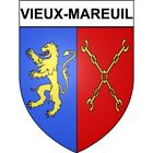 Vieux-Mareuil 24 ville Stickers blason autocollant adhésif Taille:17 cm