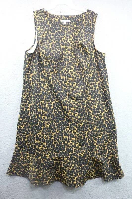 Isaac Mizrahi Live! Leopard Print Dress Ruffle-Size 20W - Image 1 of 4